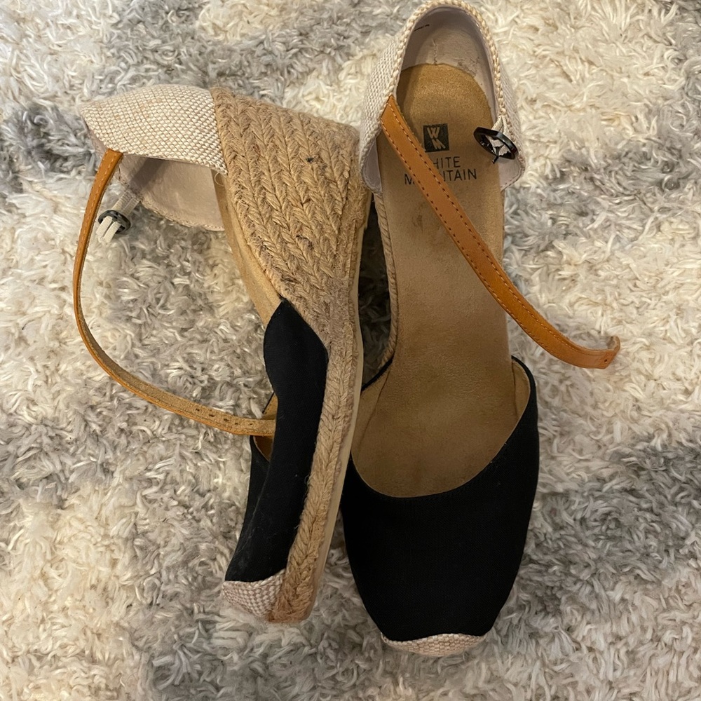 WOMEN'S WHITE MOUNTAIN MAMBA ESPADRILLE WEDGES